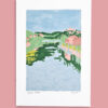 morgane sachetat dessin juin oeuvre œuvre besançon doubs original feutre fond rose fonce