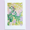 morgane sachetat dessin oeuvre œuvre feutre plante herbes besançon doubs fond lilas