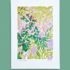 morgane sachetat dessin oeuvre œuvre feutre plante herbes besançon doubs fond vert